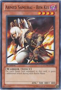 Armed Samurai - Ben Kei LCYW-EN261 card from Legendary Collection 3: Yugi's World