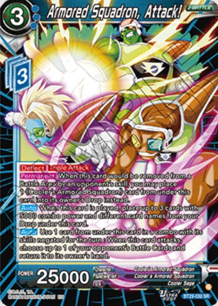 Armored Squadron, Attack! BT29-030 card from Fearsome Rivals