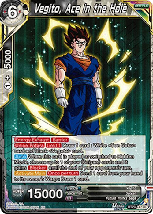 Vegito, Ace in the Hole BT29-142 card from Fearsome Rivals
