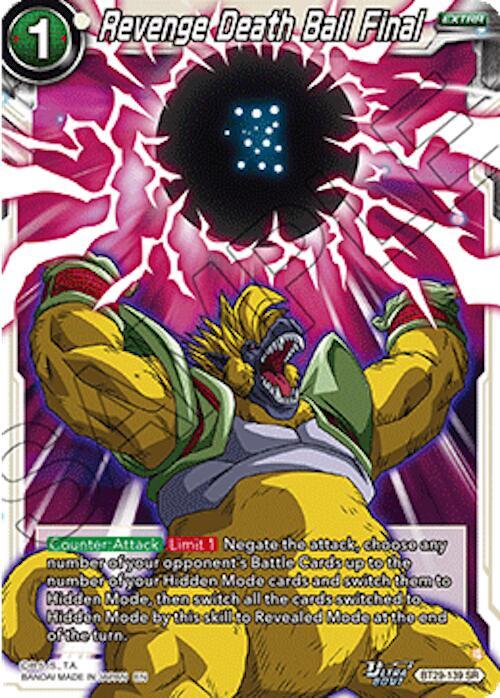 Revenge Death Ball Final BT29-139 card from Fearsome Rivals