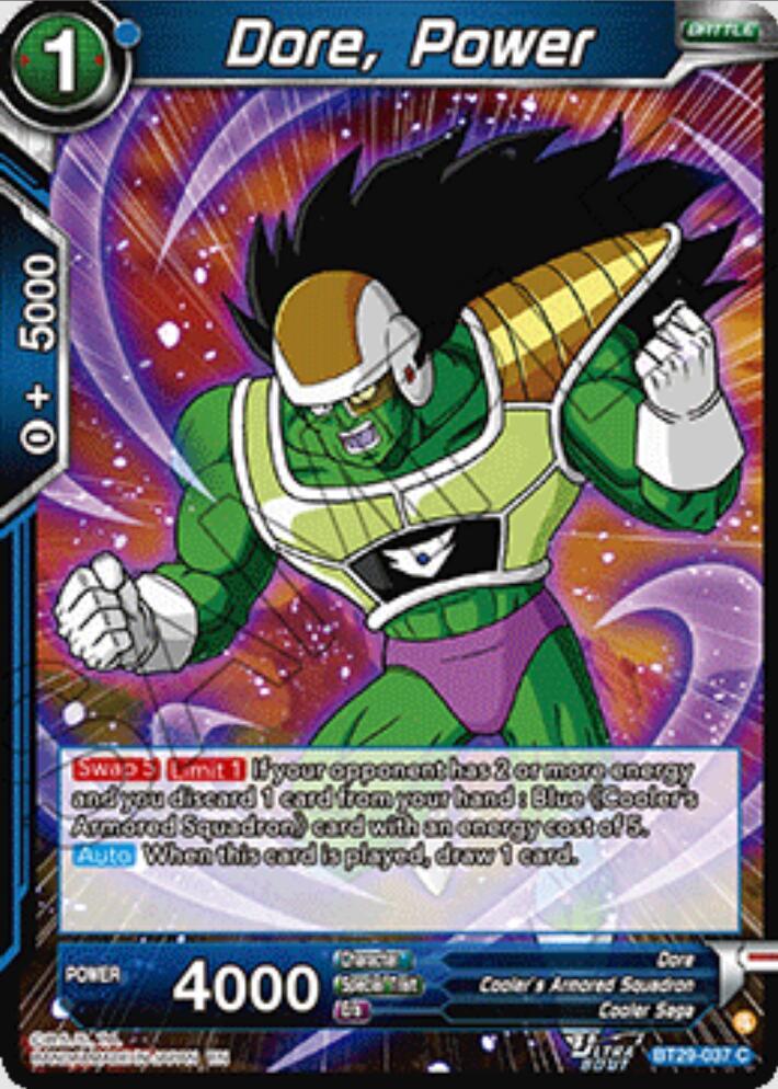 Dore, Power BT29-037 card from Fearsome Rivals