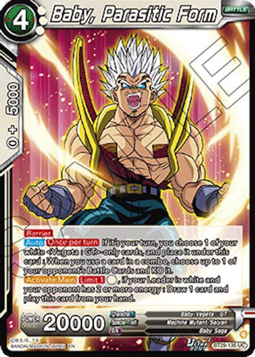 Baby, Parasitic Form BT29-135 card from Fearsome Rivals