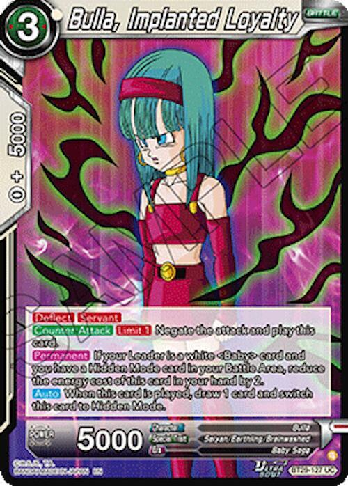 Bulla, Implanted Loyalty BT29-127 card from Fearsome Rivals