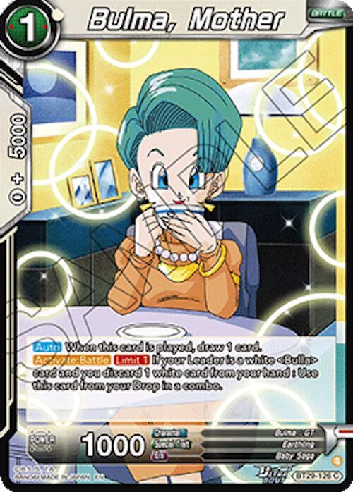 Bulma, Mother BT29-126 card from Fearsome Rivals