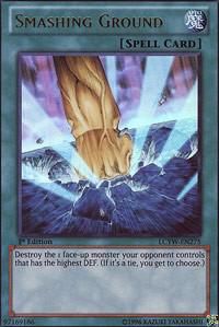 Smashing Ground LCYW-EN275 card from Legendary Collection 3: Yugi's World