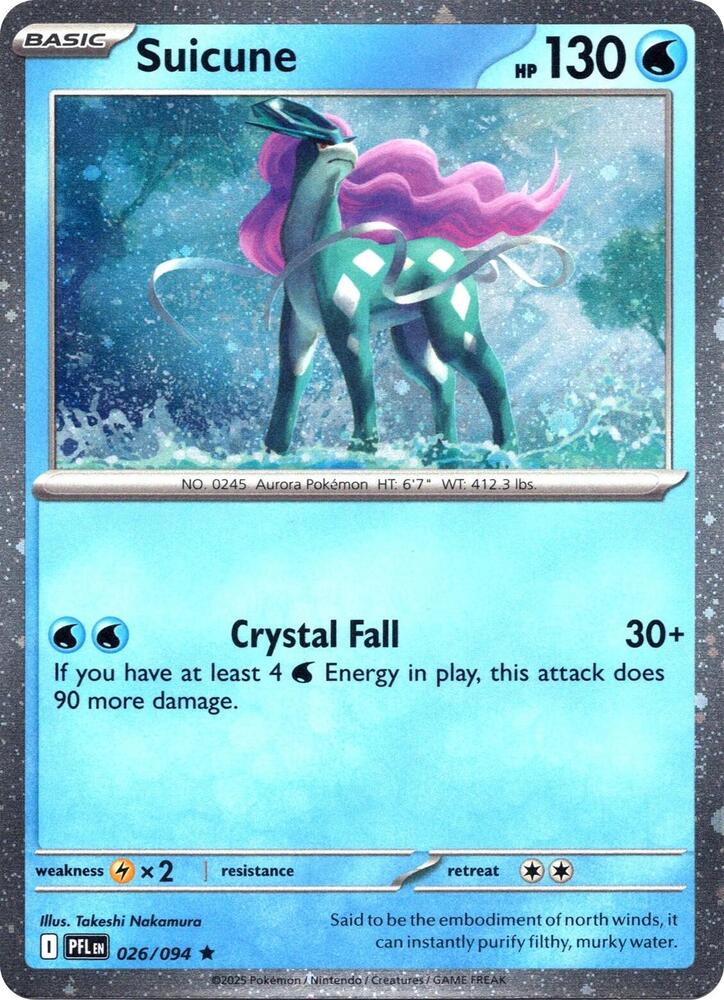 Suicune (Cosmos Holo) 026/094 card from Miscellaneous Cards & Products