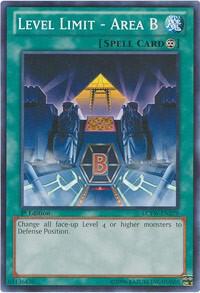 Level Limit - Area B LCYW-EN279 card from Legendary Collection 3: Yugi's World