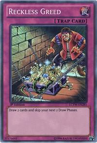 Reckless Greed LCYW-EN285 card from Legendary Collection 3: Yugi's World