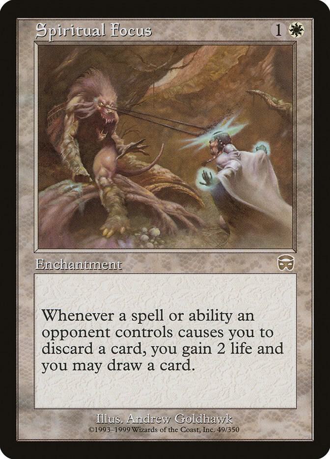 Spiritual Focus 49 card from Mercadian Masques