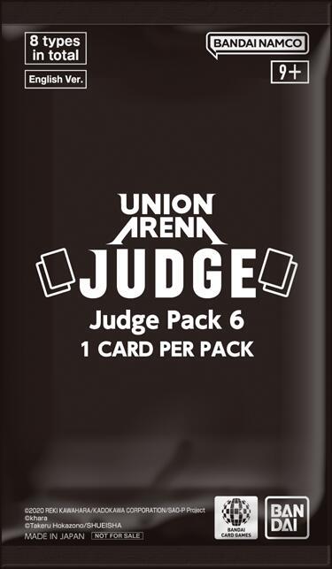 Union Arena Judge Pack 6 card from Union Arena Promotion Cards