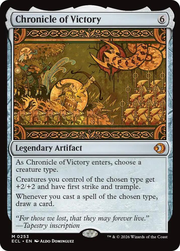 Chronicle of Victory 253 card from Lorwyn Eclipsed