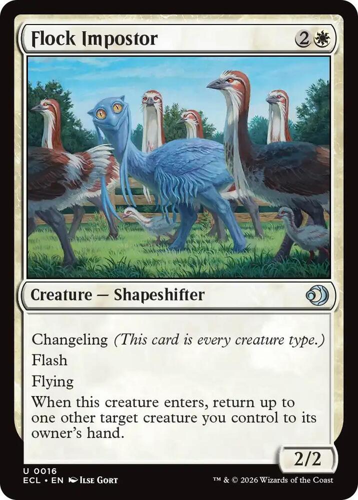 Flock Impostor 16 card from Lorwyn Eclipsed