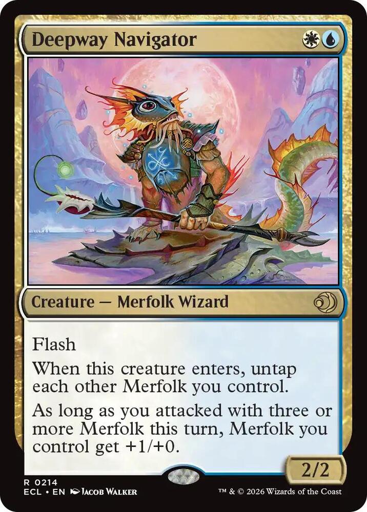 Deepway Navigator 214 card from Lorwyn Eclipsed