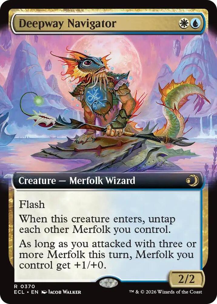 Deepway Navigator (Extended Art) 370 card from Lorwyn Eclipsed