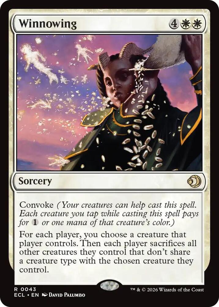 Winnowing 43 card from Lorwyn Eclipsed
