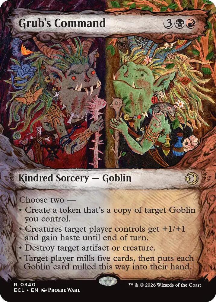 Grub's Command (Showcase) 340 card from Lorwyn Eclipsed