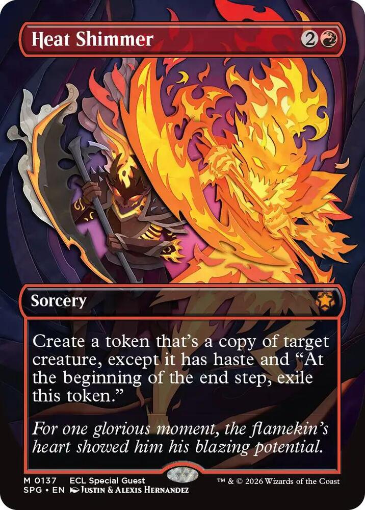 Heat Shimmer (Borderless) 137 card from Special Guests