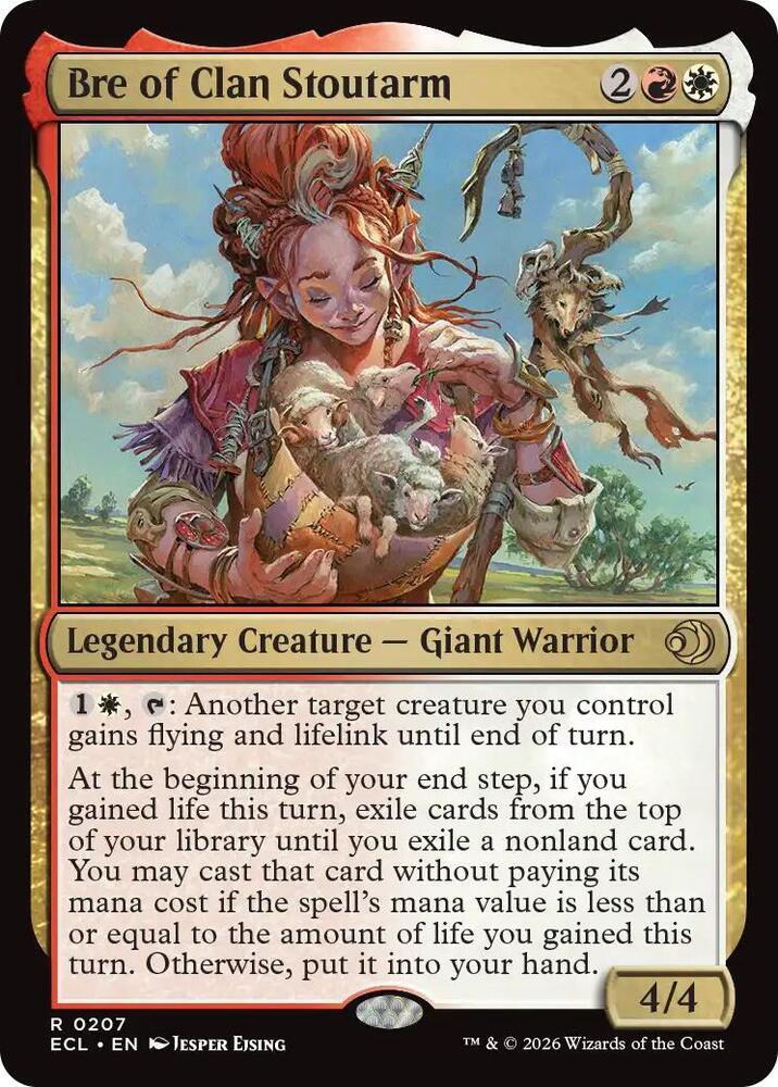 Bre of Clan Stoutarm 207 card from Lorwyn Eclipsed