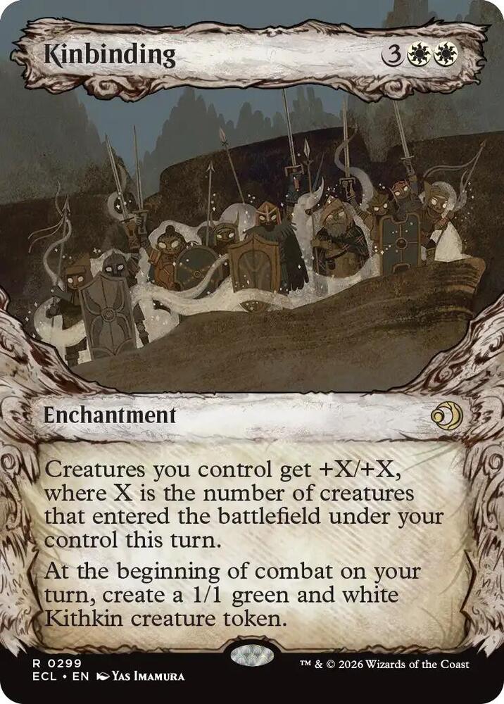 Kinbinding (Showcase) 299 card from Lorwyn Eclipsed