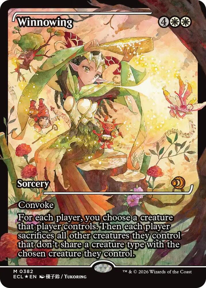 Winnowing (Showcase) 382 card from Lorwyn Eclipsed