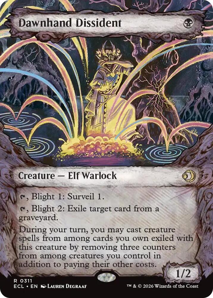Dawnhand Dissident (Showcase) 311 card from Lorwyn Eclipsed