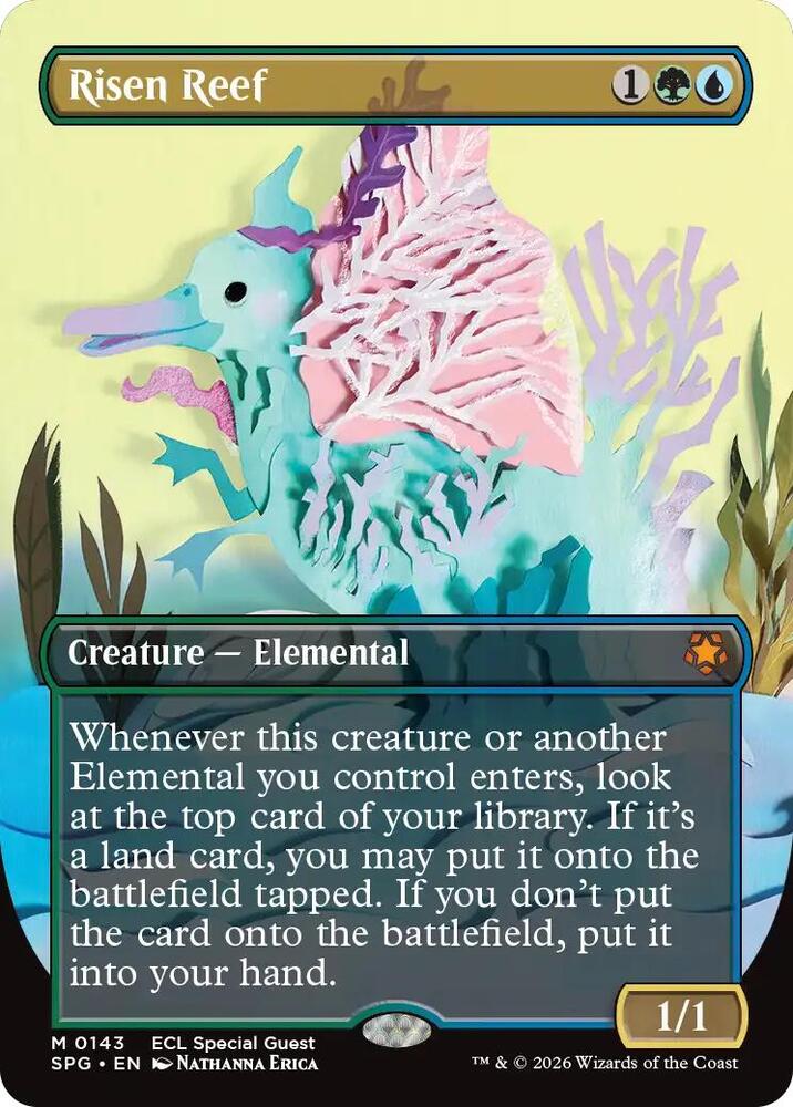 Risen Reef (Borderless) 143 card from Special Guests