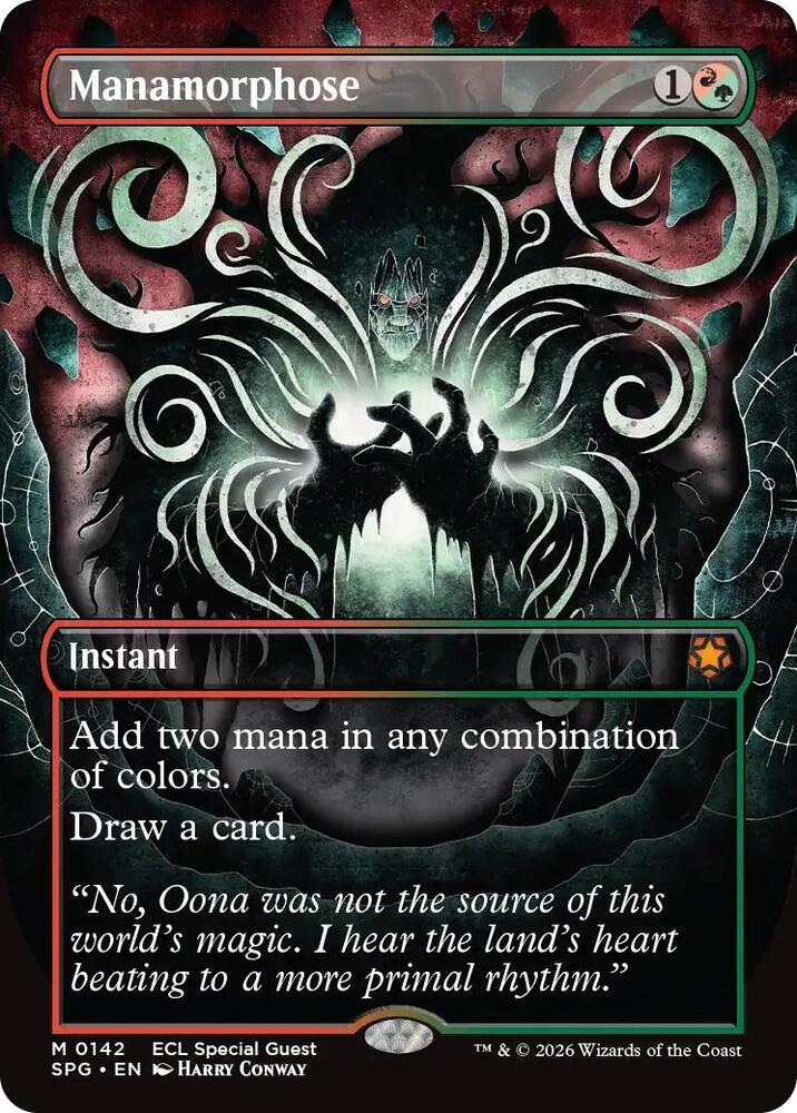 Manamorphose (Borderless) 142 card from Special Guests
