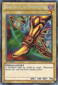 Right Leg of the Forbidden One LCYW-EN302 card from Legendary Collection 3: Yugi's World