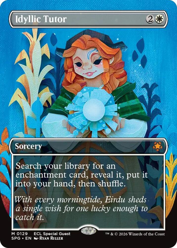 Idyllic Tutor (Borderless) 129 card from Special Guests