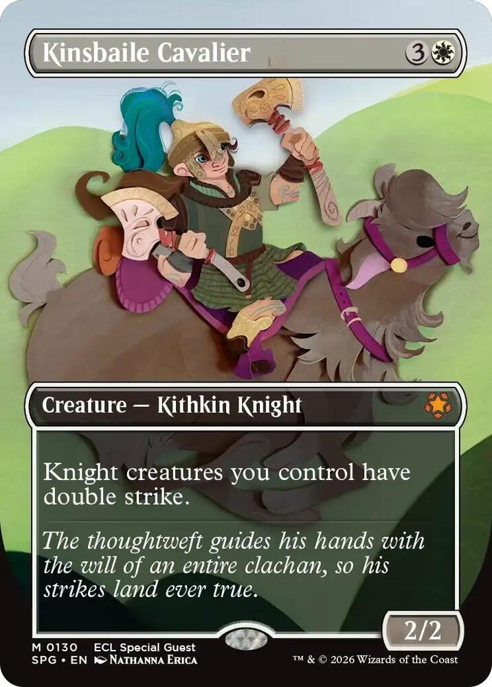 Kinsbaile Cavalier (Borderless) 130 card from Special Guests