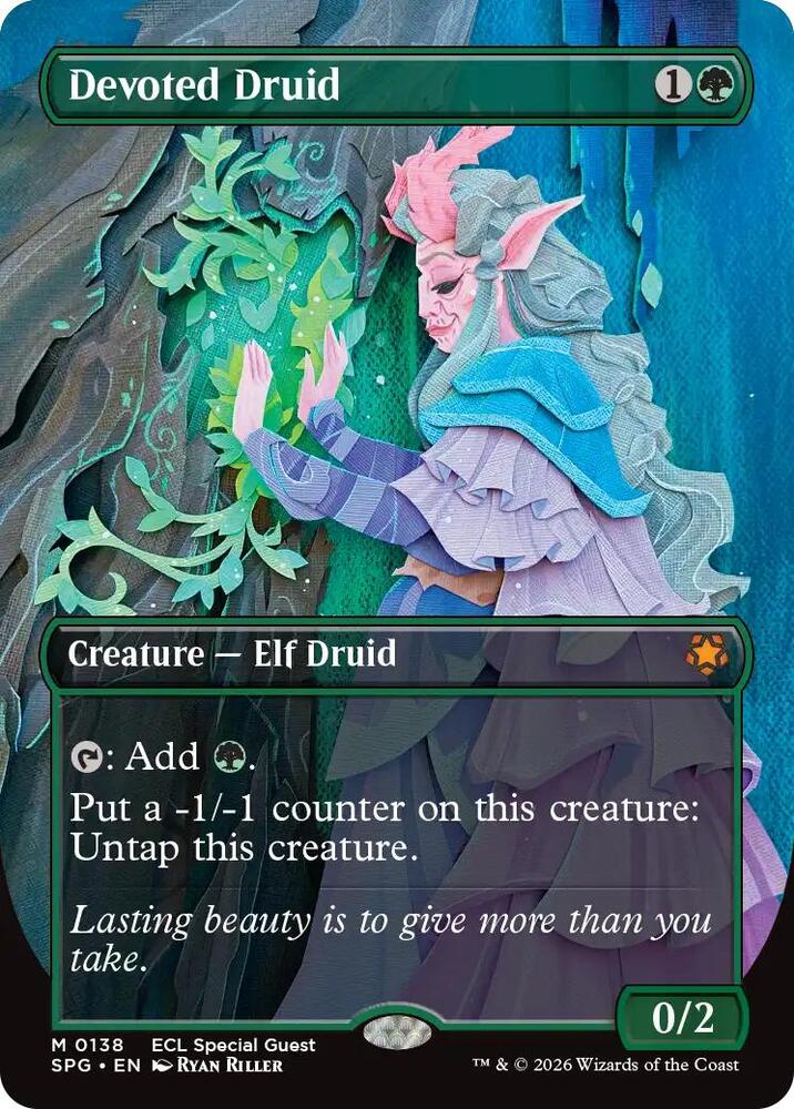 Devoted Druid (Borderless) 138 card from Special Guests