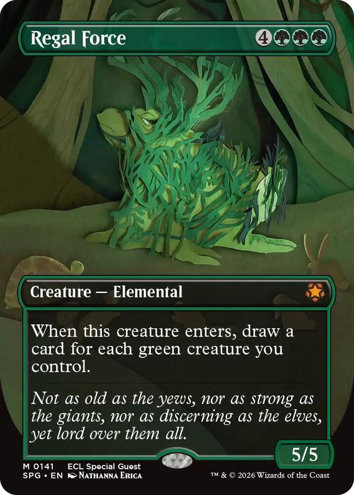 Regal Force (Borderless) 141 card from Special Guests