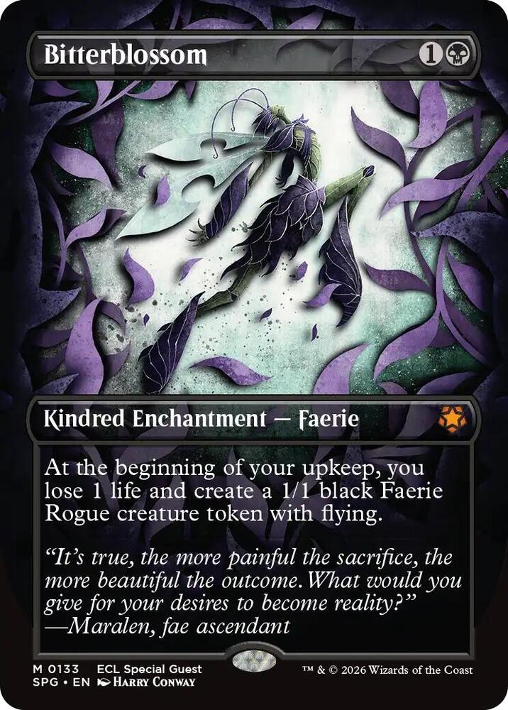 Bitterblossom (Borderless) 133 card from Special Guests