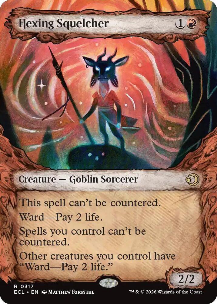 Hexing Squelcher (Showcase) 317 card from Lorwyn Eclipsed