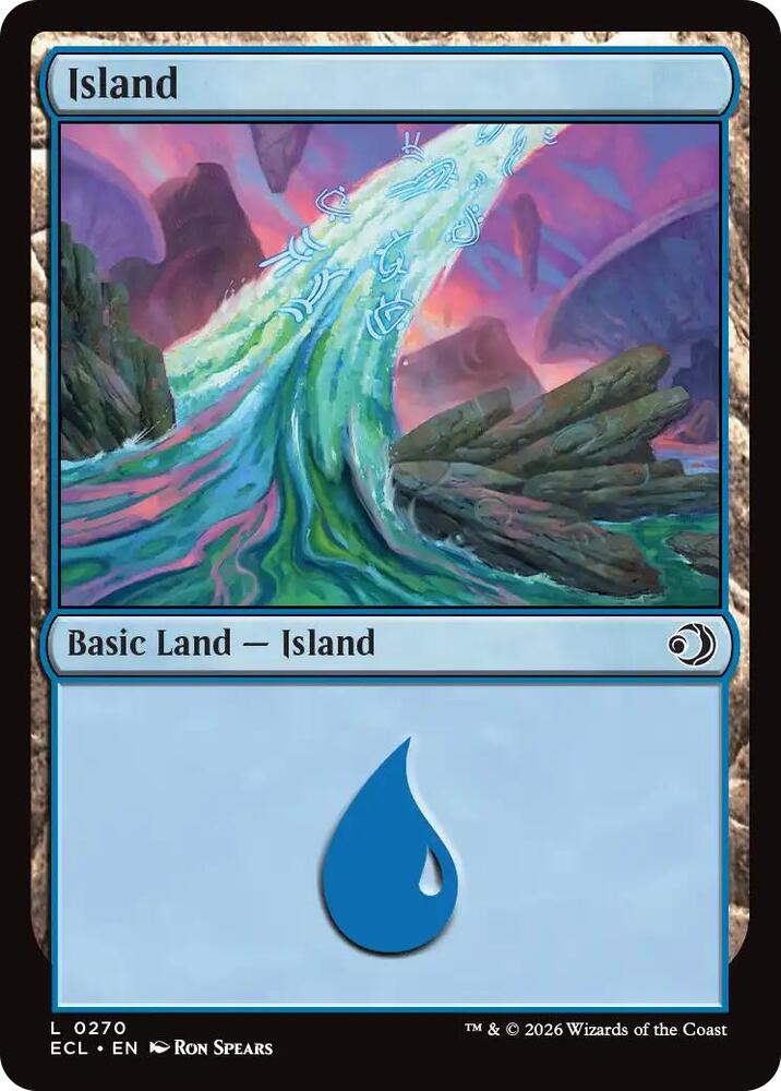 Island 270 card from Lorwyn Eclipsed