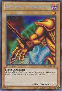 Right Arm of the Forbidden One LCYW-EN304 card from Legendary Collection 3: Yugi's World