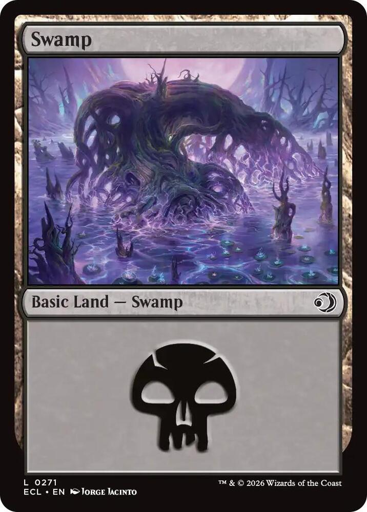Swamp 271 card from Lorwyn Eclipsed