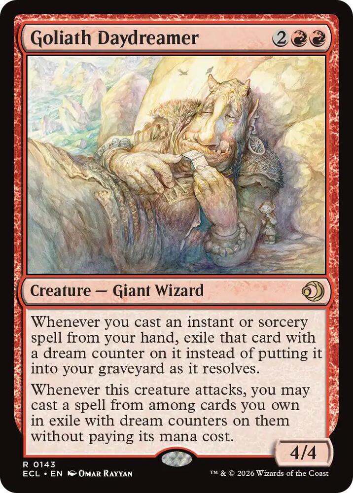 Goliath Daydreamer 143 card from Lorwyn Eclipsed