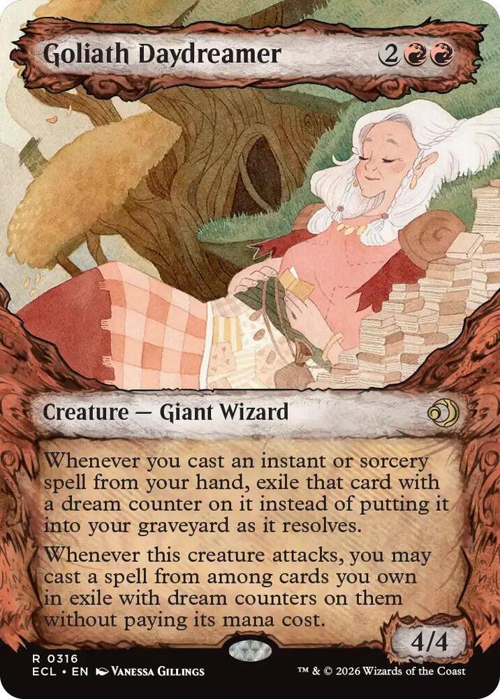 Goliath Daydreamer (Showcase) 316 card from Lorwyn Eclipsed