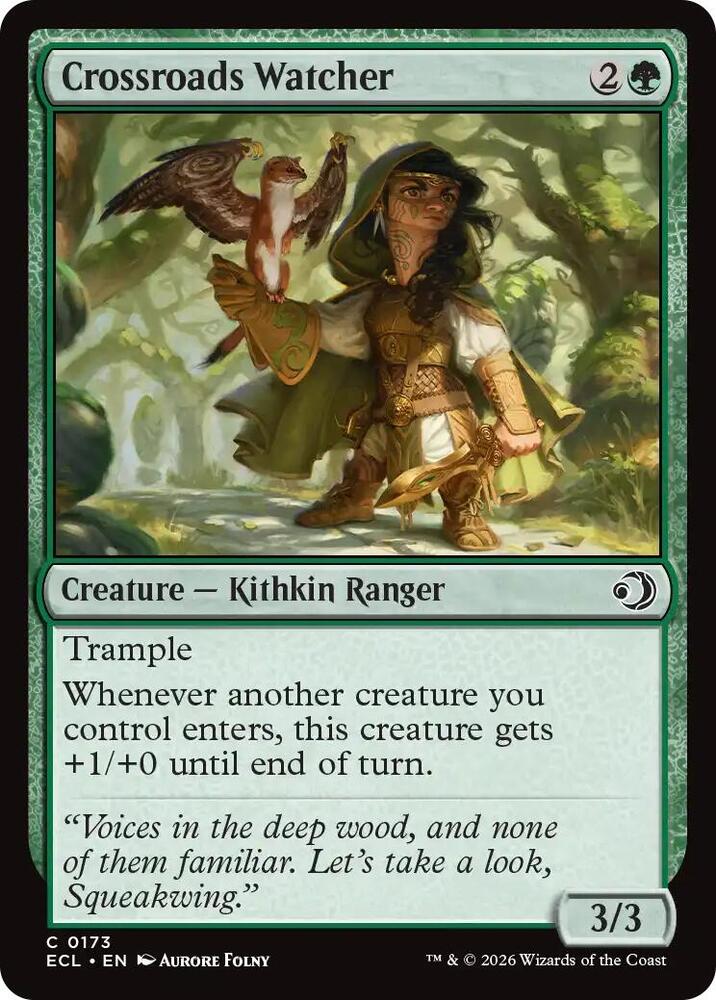Crossroads Watcher 173 card from Lorwyn Eclipsed