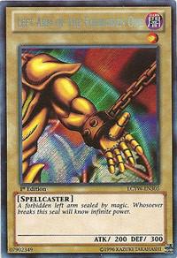 Left Arm of the Forbidden One LCYW-EN305 card from Legendary Collection 3: Yugi's World