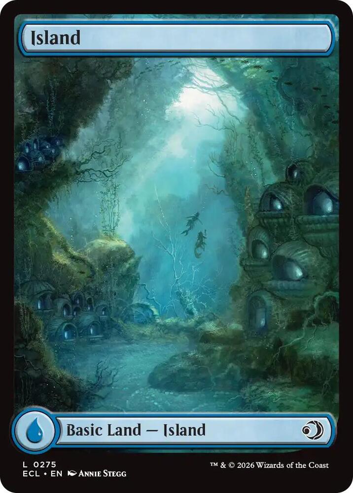 Island 275 card from Lorwyn Eclipsed