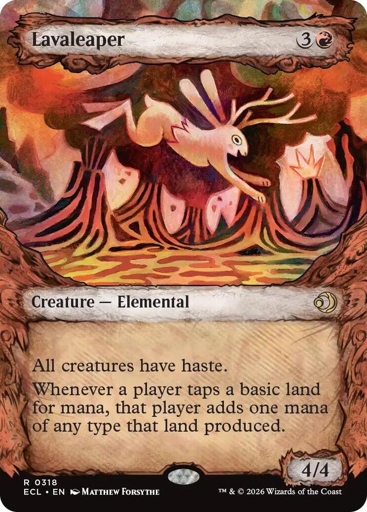 Lavaleaper (Showcase) 318 card from Lorwyn Eclipsed