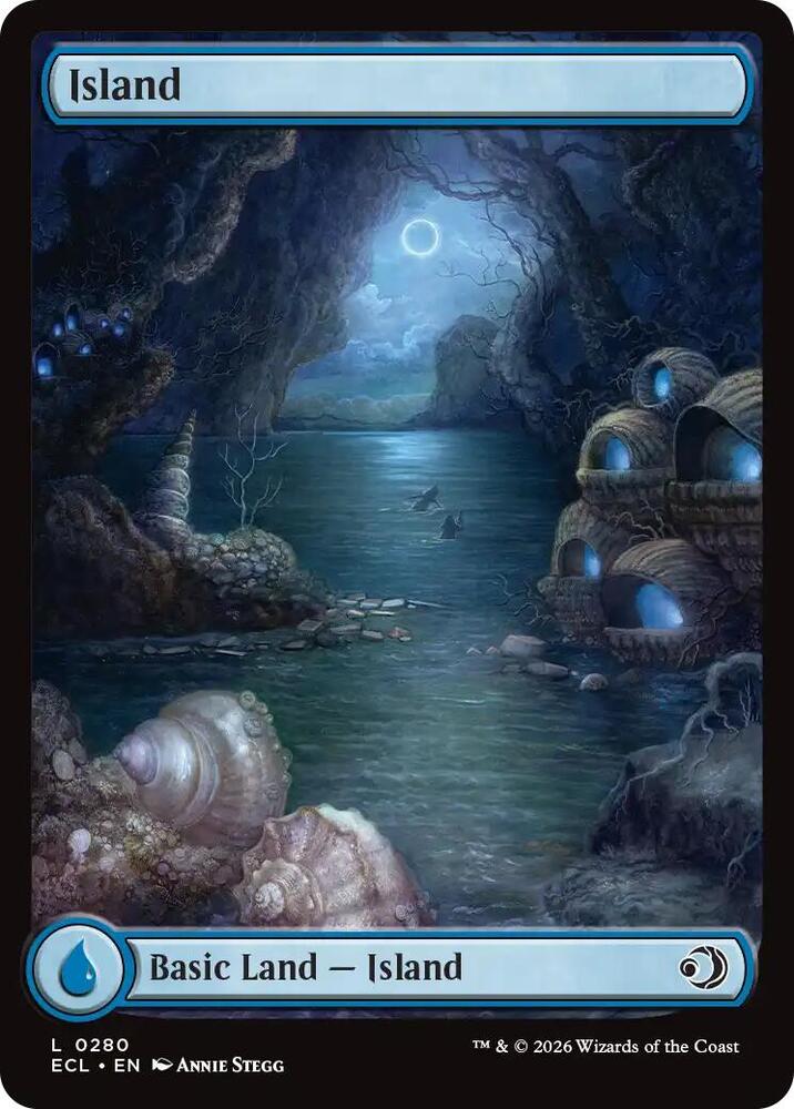 Island 280 card from Lorwyn Eclipsed