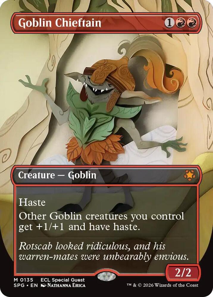 Goblin Chieftain (Borderless) 135 card from Special Guests