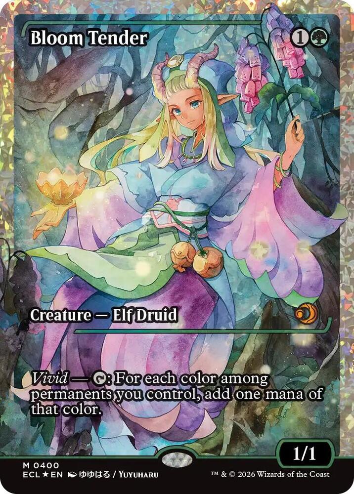 Bloom Tender (Showcase) (Fracture Foil) 400 card from Lorwyn Eclipsed