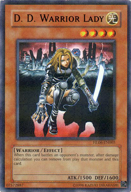 D.D. Warrior Lady HL06-EN003 card from Hobby League 6