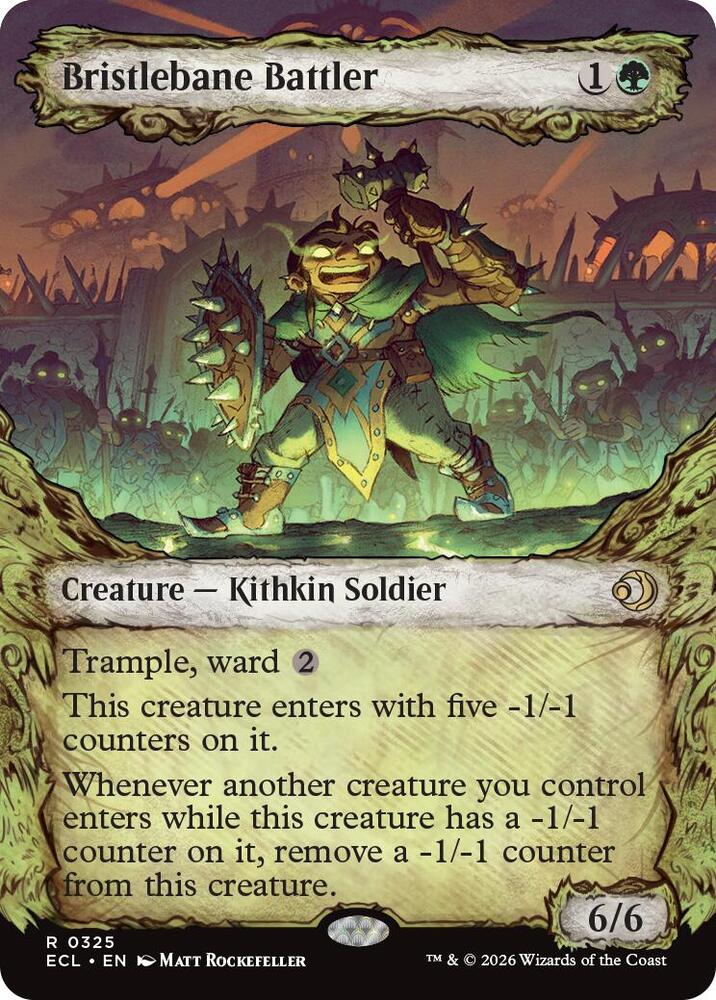 Bristlebane Battler (Showcase) 325 card from Lorwyn Eclipsed