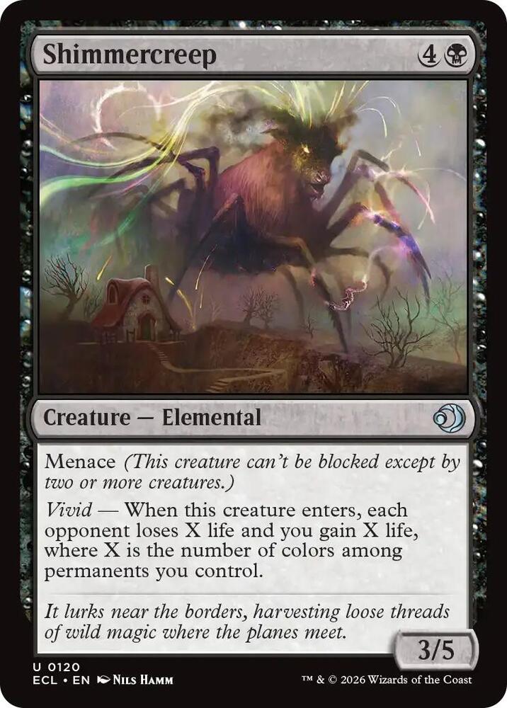 Shimmercreep 120 card from Lorwyn Eclipsed
