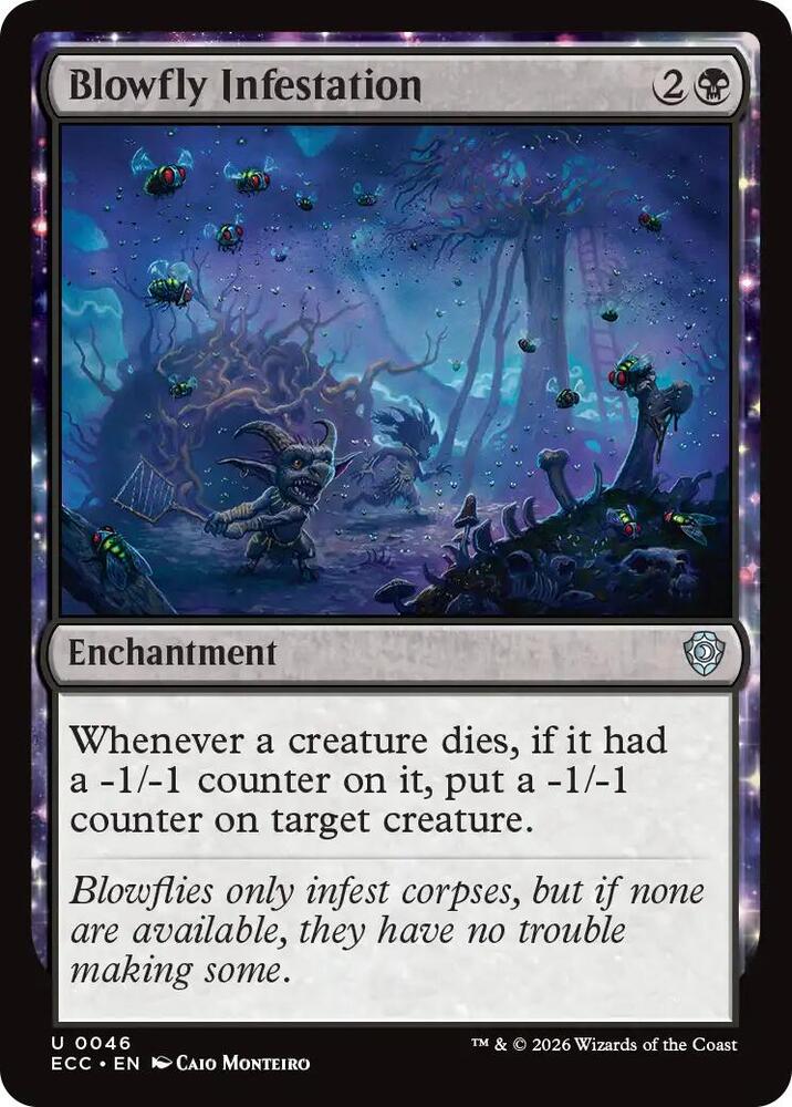 Blowfly Infestation 46 card from Commander: Lorwyn Eclipsed